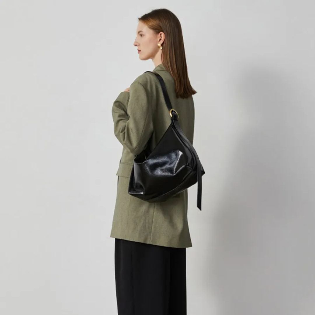Drune | Vegane Leder Schultertasche für Damen - Stilvolle und nachhaltige Handtasche