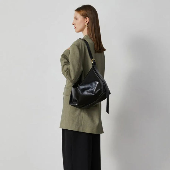 Drune | Vegane Leder Schultertasche für Damen - Stilvolle und nachhaltige Handtasche