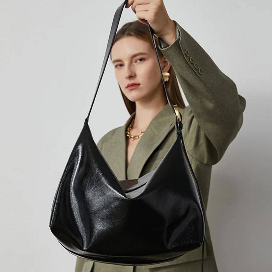 Drune | Vegane Leder Schultertasche für Damen - Stilvolle und nachhaltige Handtasche