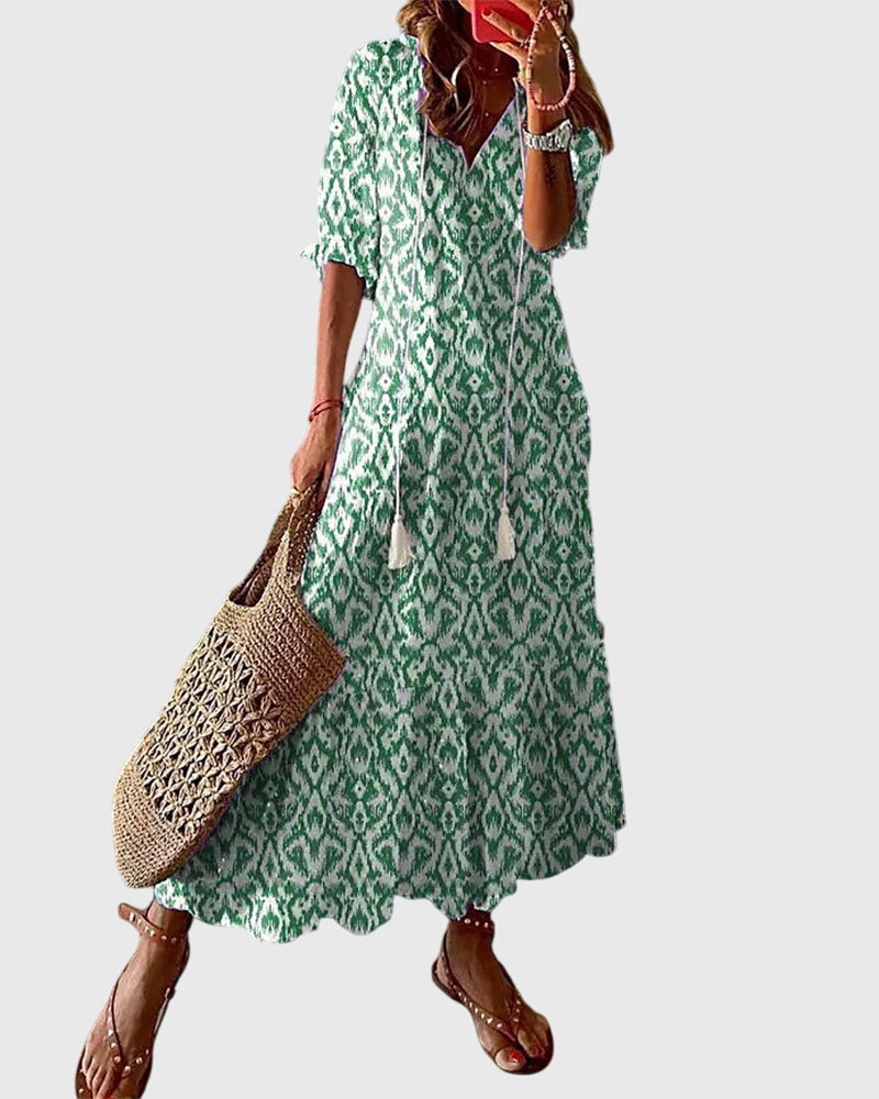 Amalia | Boho Vintage Zomerjurk