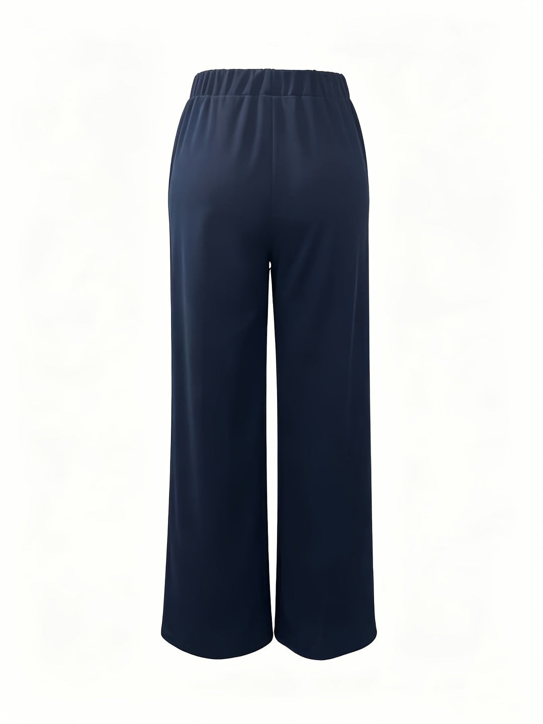 Dames Wijdbenige Palazzo Broek Hoge Taille met Zakken