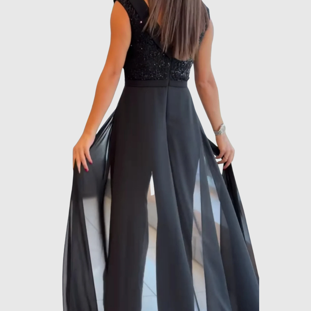 Zoraida Quinn | Stijlvolle Mouwloze Jumpsuit Jurk