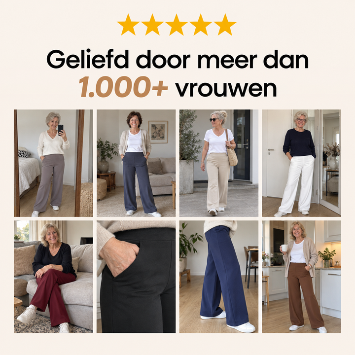 Sanne – Dé comfortabele stretchbroek voor elke vrouw - 1+1 GRATIS