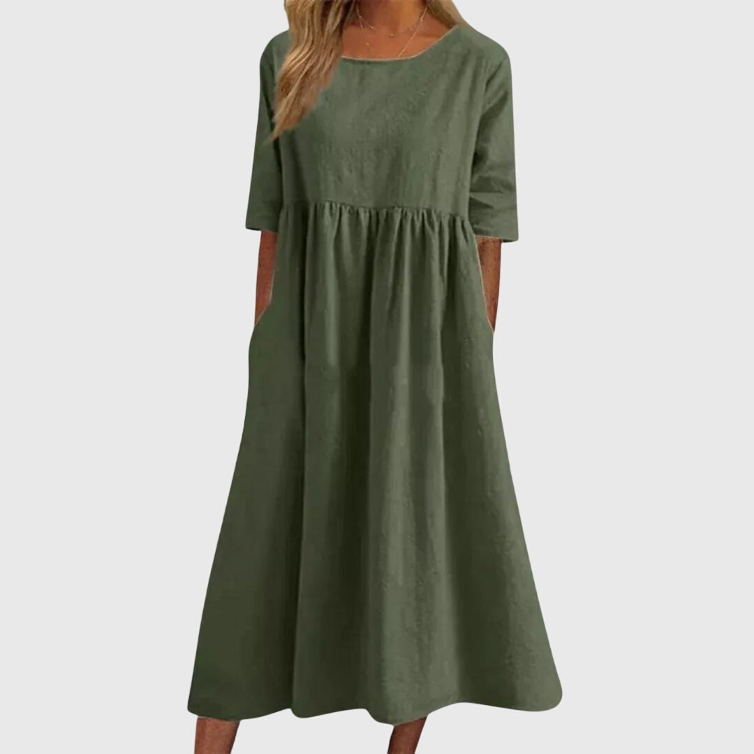 Haisley | Elegante Korte Mouwen Jurk