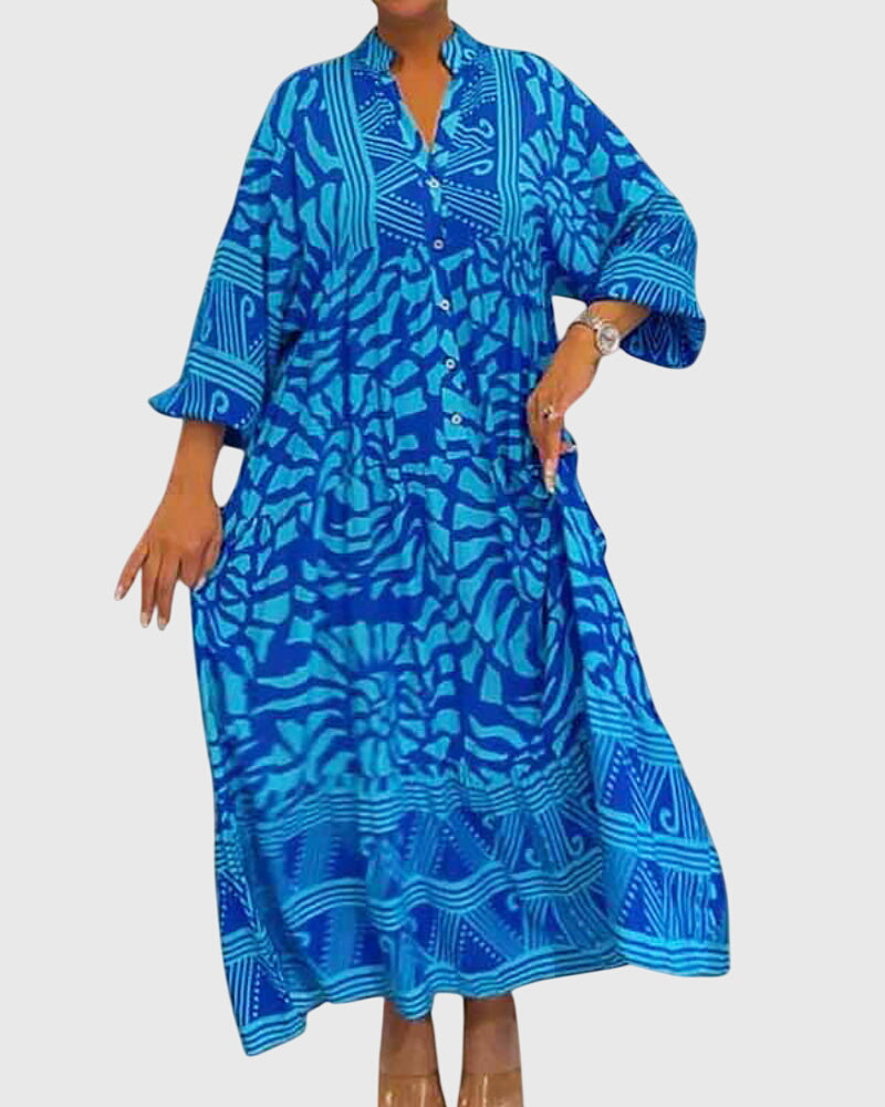Mckinley | Maxi Jurk Met Elegante Print