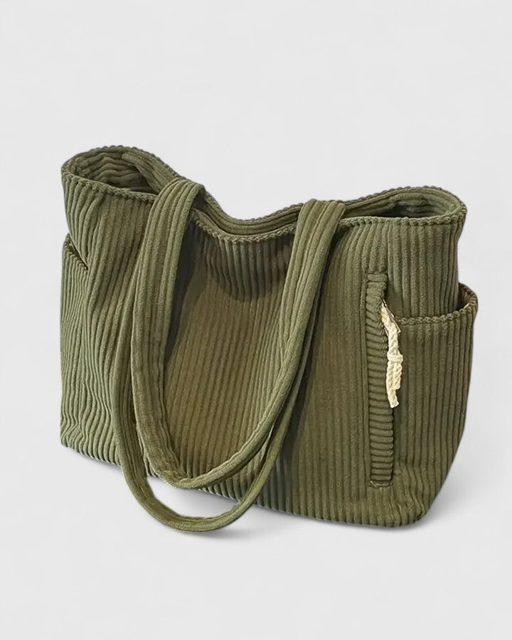 Mia | Dames Geribbelde Stijl Handtas