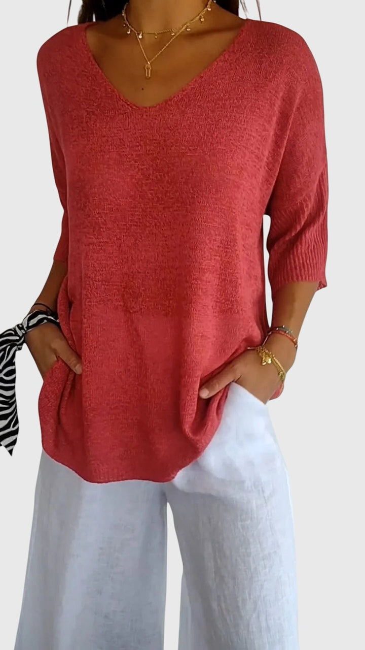 Cassandra | Elegante V-hals Top