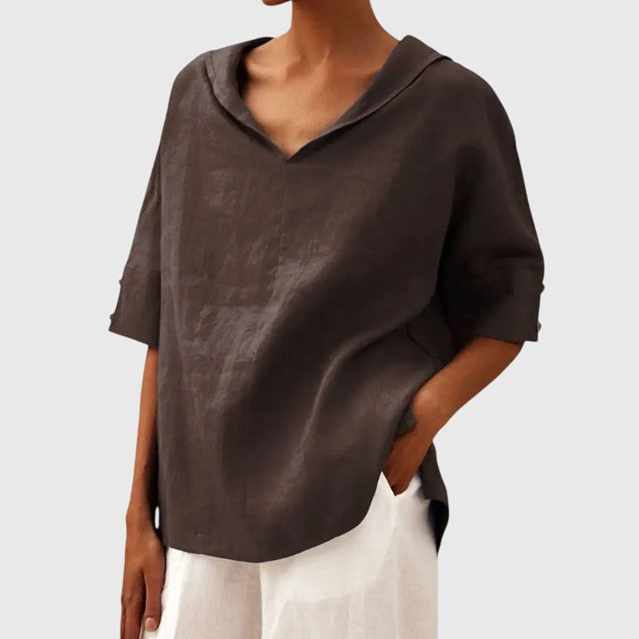 Ayla | Blouse - Bruin