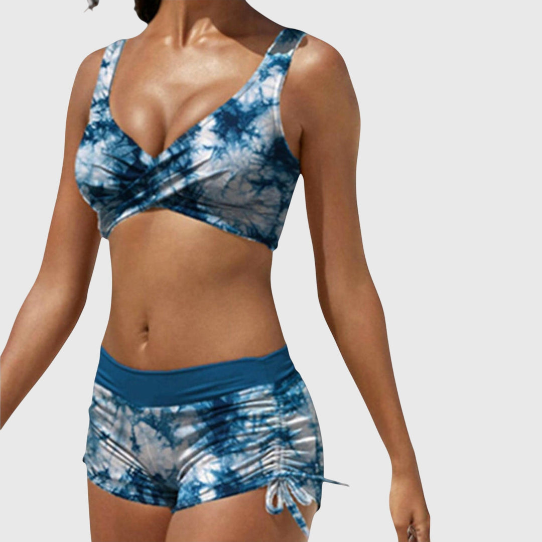 Zoe | Dames Camo Stijlvolle Twee-Delige Bikini Badpak