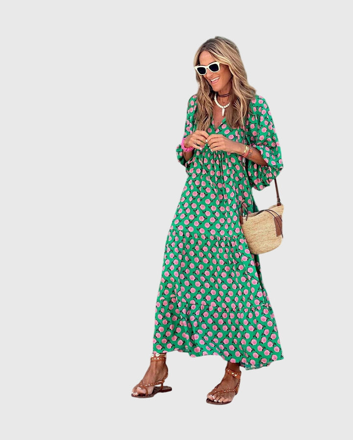 Sarah - Boho Maxi Jurk