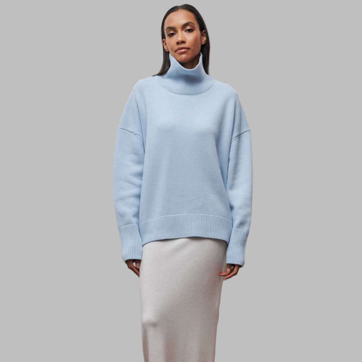 Dames Oversized Coltrui Jumper met Ribdetails