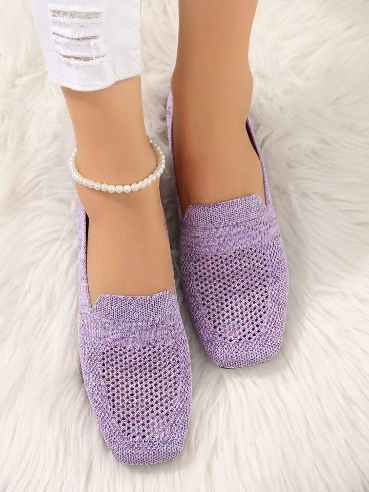 Dames Ballerina's met Parelband en Strass voor Casual