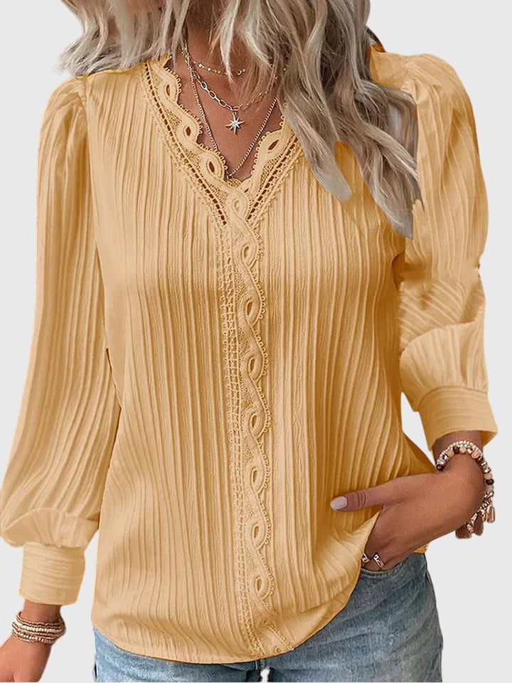 Andrea | Elegante Pullover Blouse