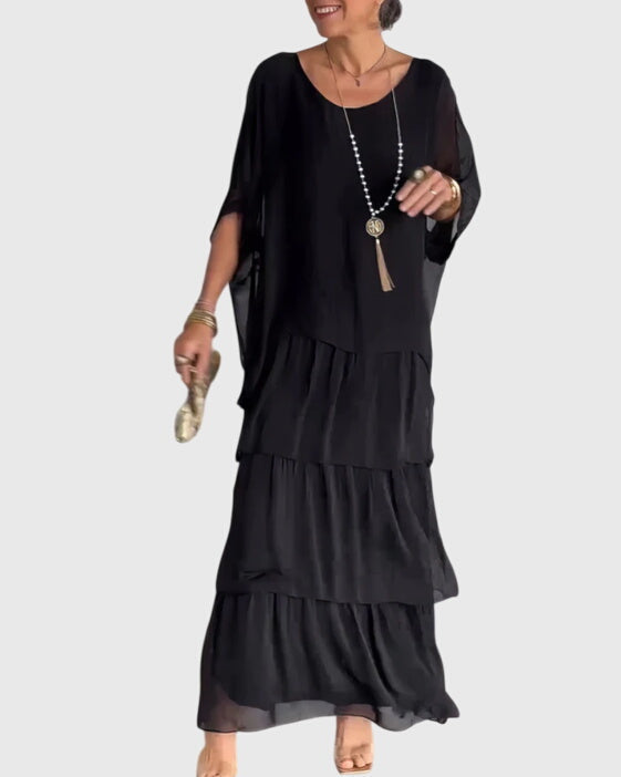 Susan | Lange en Vloeiende Elegante Jurk