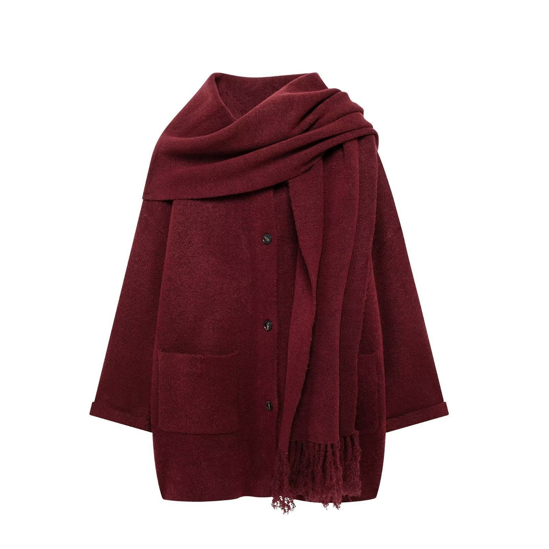 Dames Oversize Jas met Opgestikte Zakken voor Casual