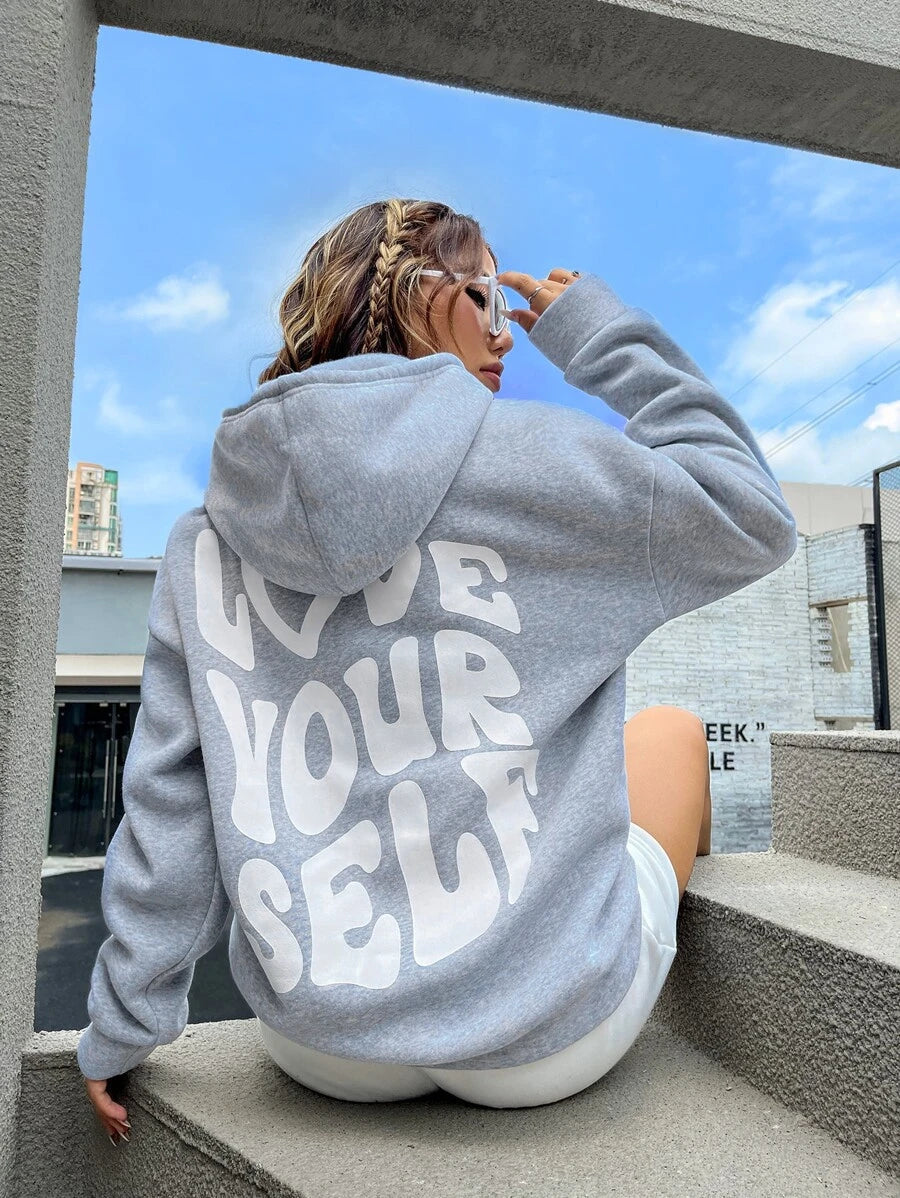 Eleanor | Dames Hoodie met Trekkoordcapuchon en Voorzak