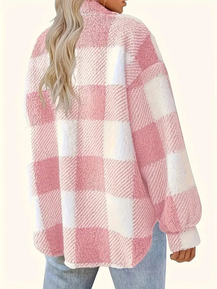 Martin | Stijlvolle Geruite Fleece Jacket