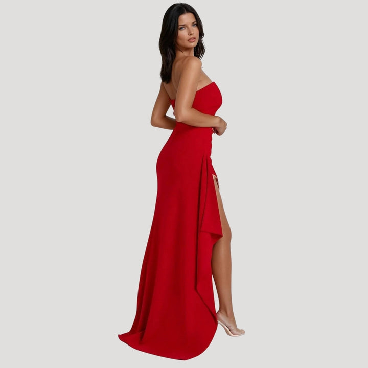 Emma | Strapless Maxi Jurk voor Bruiloftsgasten
