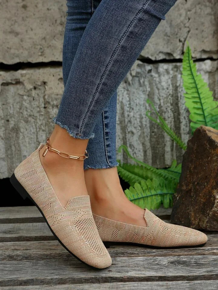 Dames Ballerina's met Parelband en Strass voor Casual