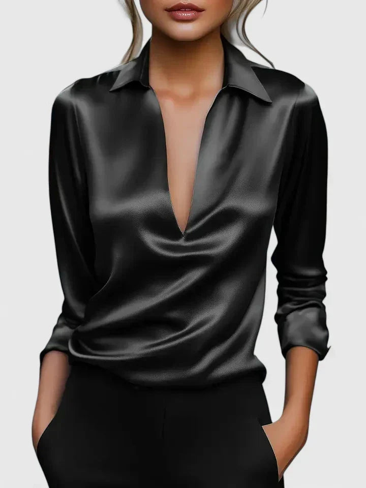 Calvina | Verfijnde Blouse