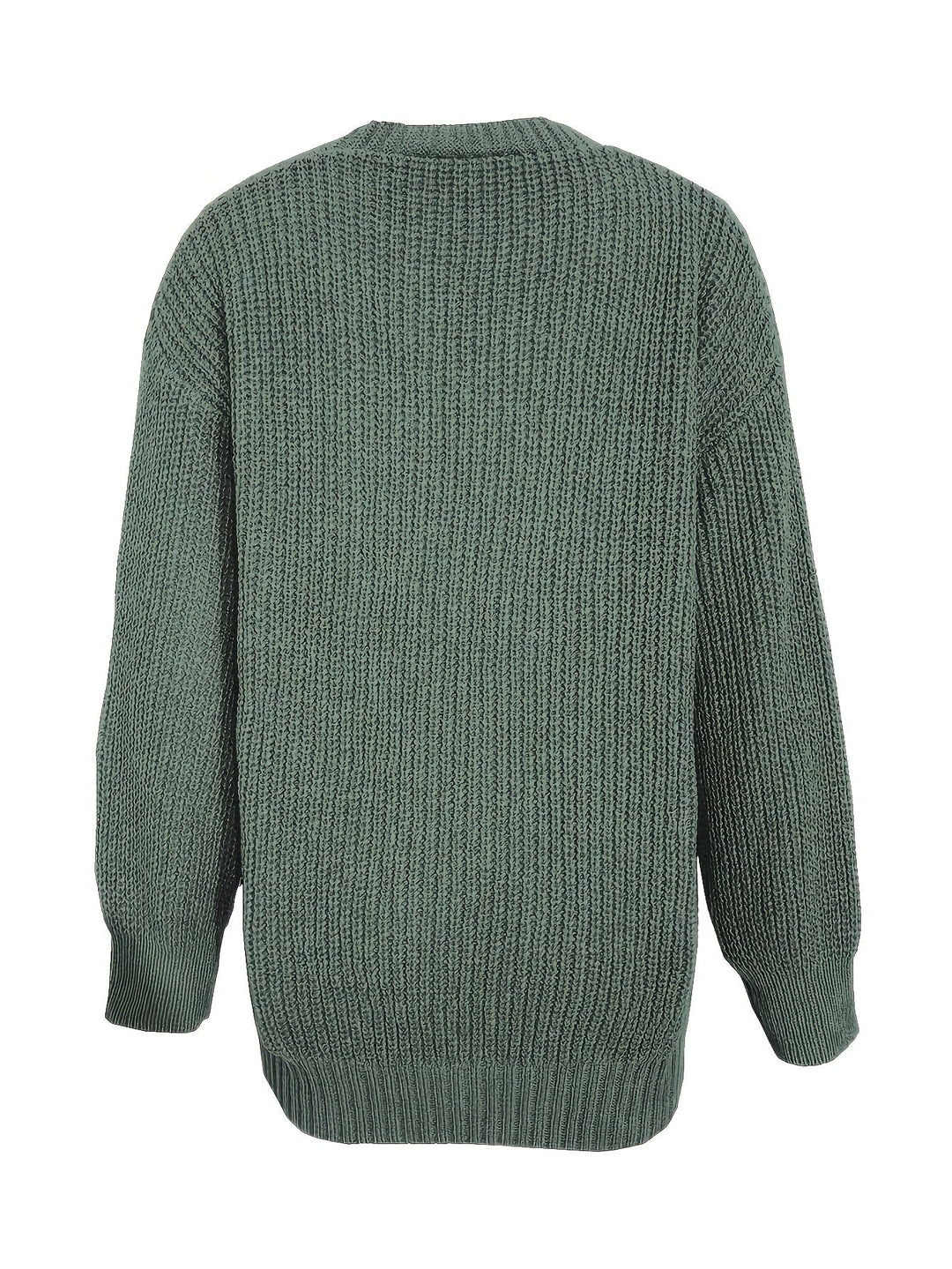 Dames Relaxed Cardigan met Knoopsluiting en Zakken
