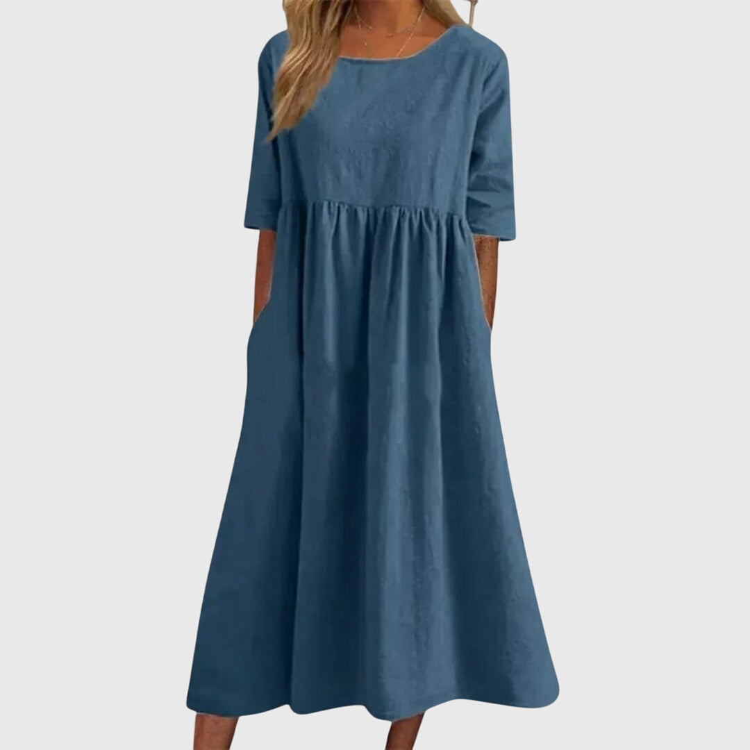 Haisley | Elegante Korte Mouwen Jurk
