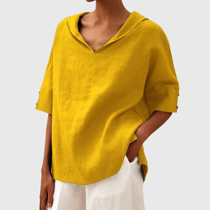 Ayla | Blouse - Oranje