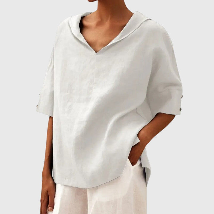 Ayla | Blouse - Blauw