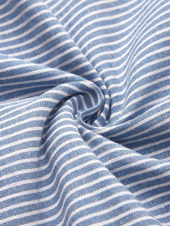 Wanda Gestreepte Midi Jurk