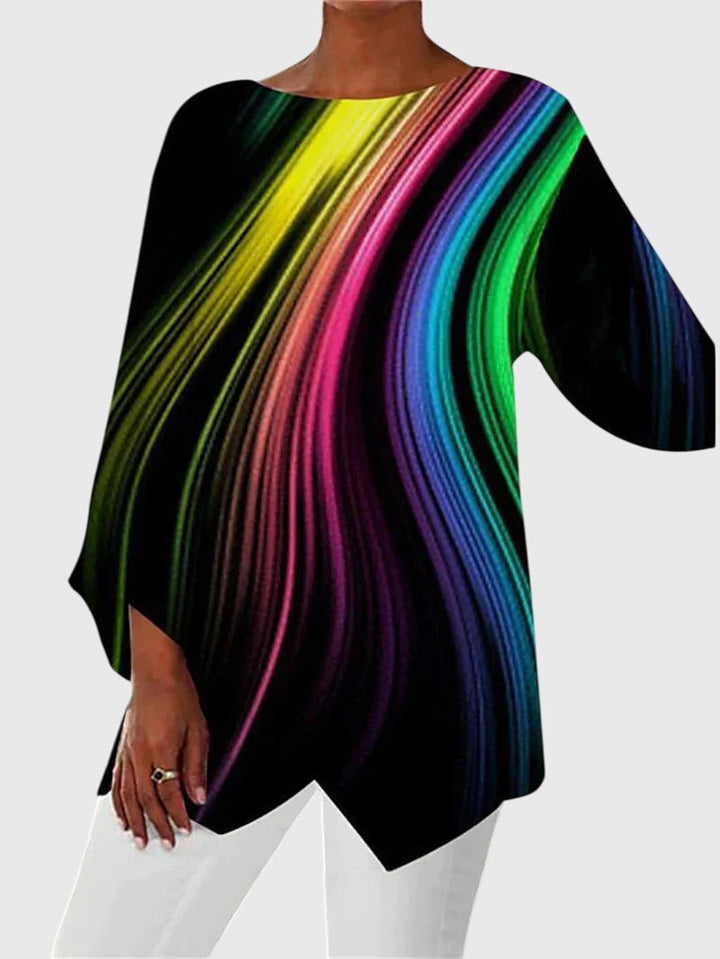 Alayah | Elegante Ronde Hals Top