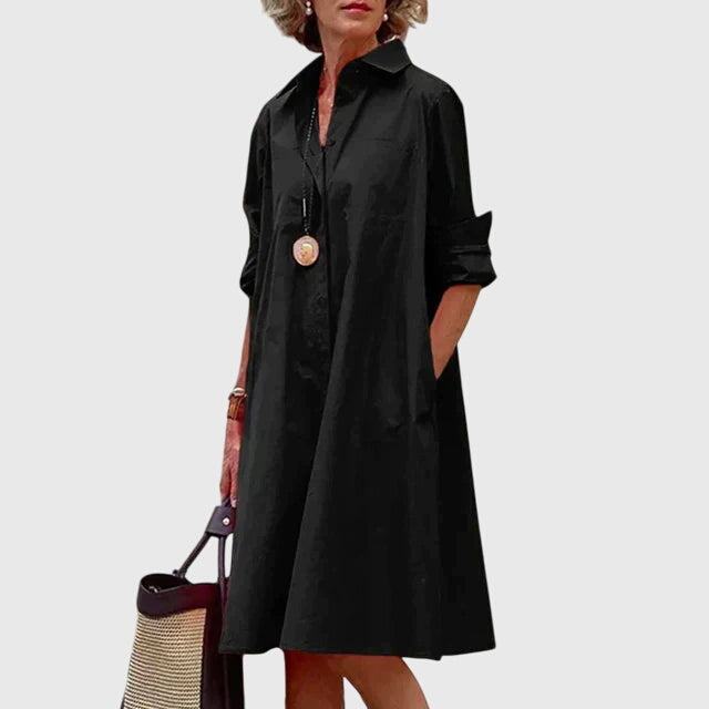 Paige - Elegante Jurk Met Zakken