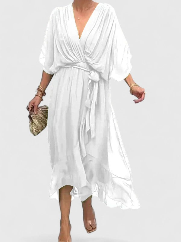 Nada | Elegante V-hals Jurk