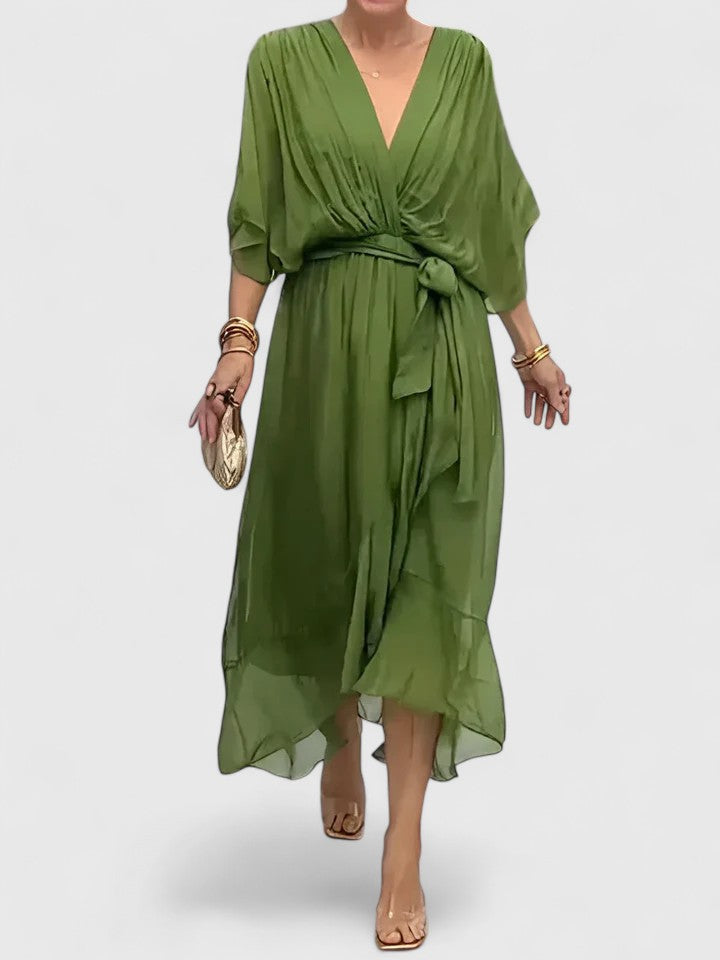 Nada | Elegante V-hals Jurk