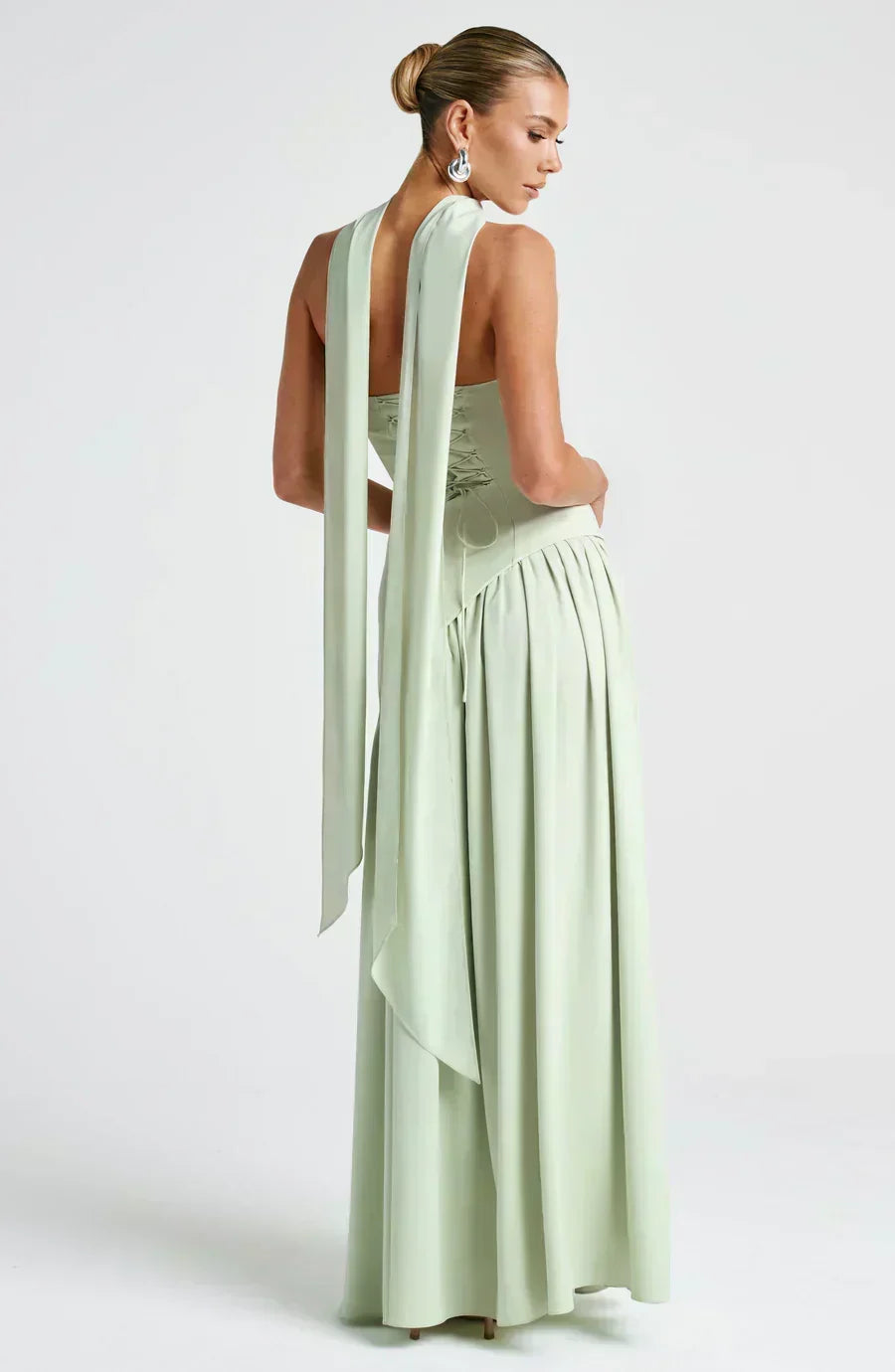 Emily | Dames Bruidsgast Asymmetrische Maxi Jurk