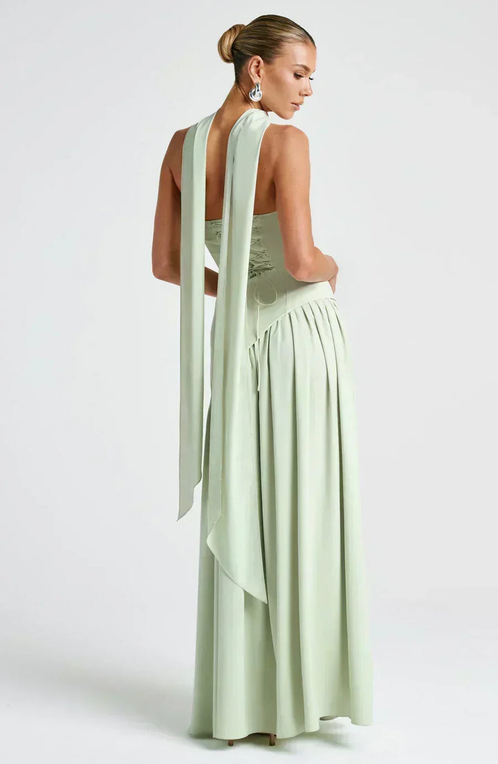 Emily | Dames Bruidsgast Asymmetrische Maxi Jurk