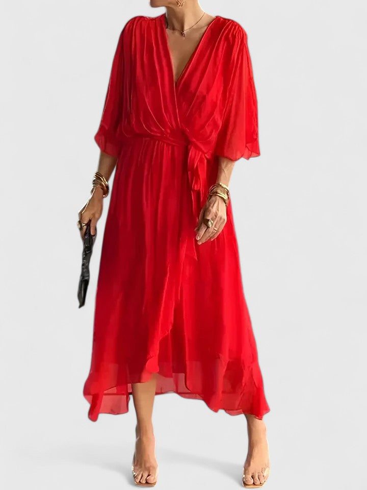 Nada | Elegante V-hals Jurk